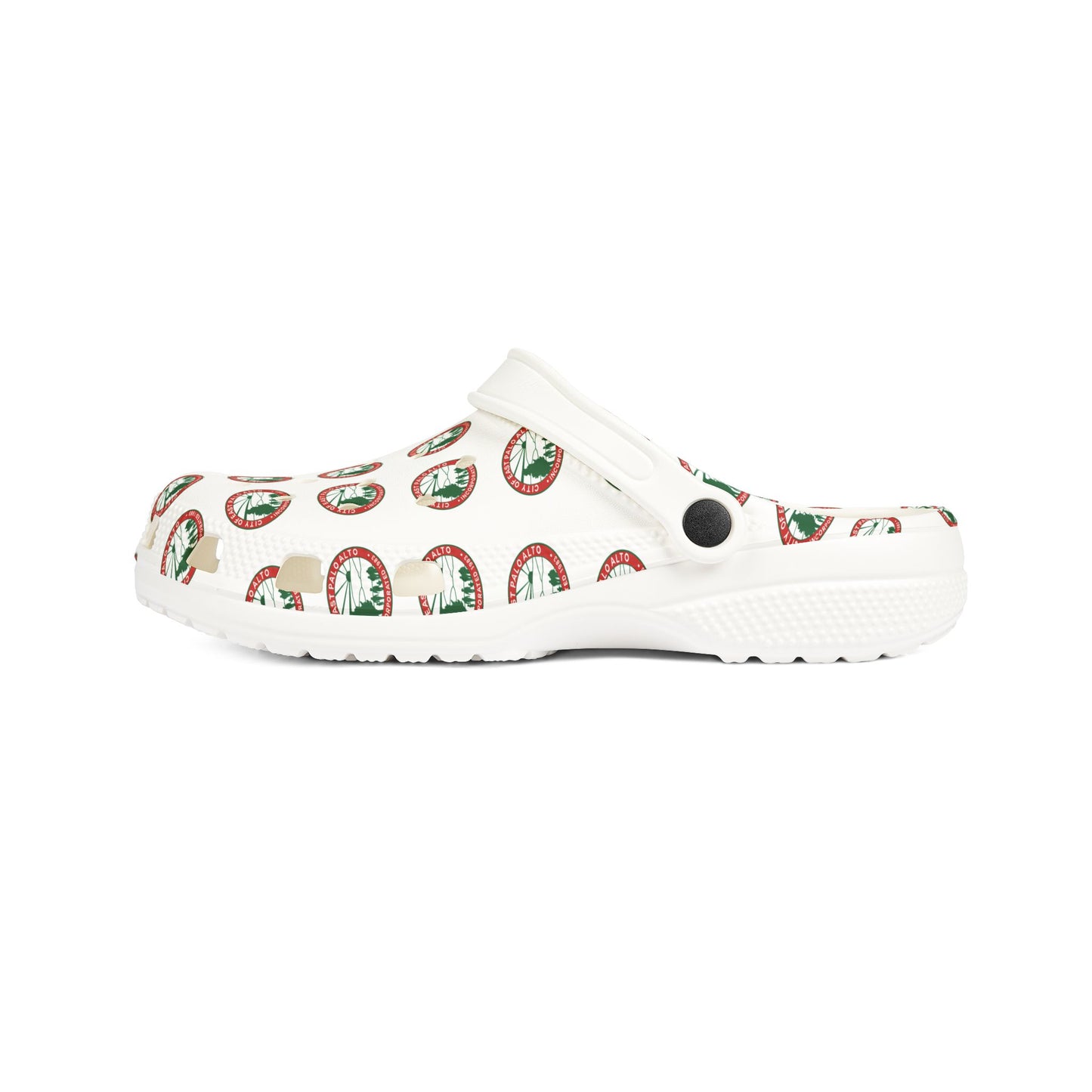 "City Seal" Capsule (Christmas Color-way) Monogram Foam Clogs