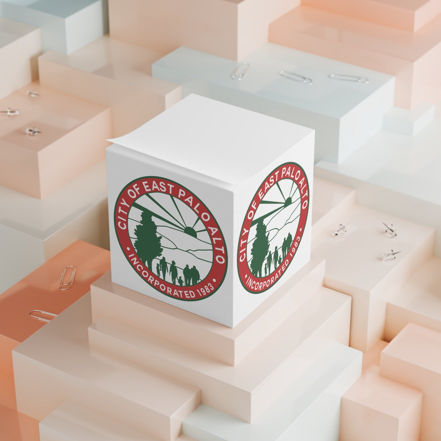 "City Seal" Capsule (Christmas Color-way) Note Cube