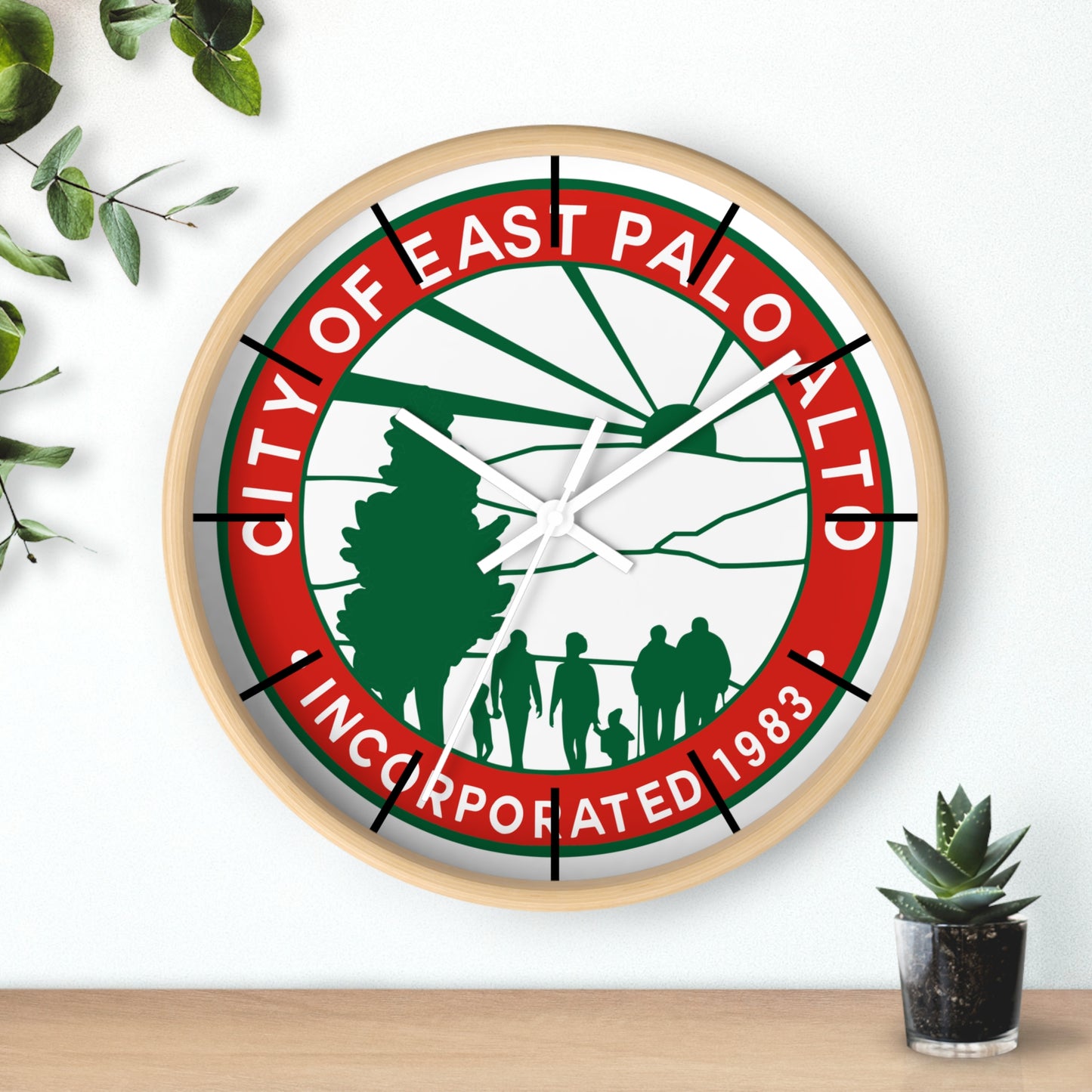 "City Seal" Capsule (Christmas Color-way) Wall Clock