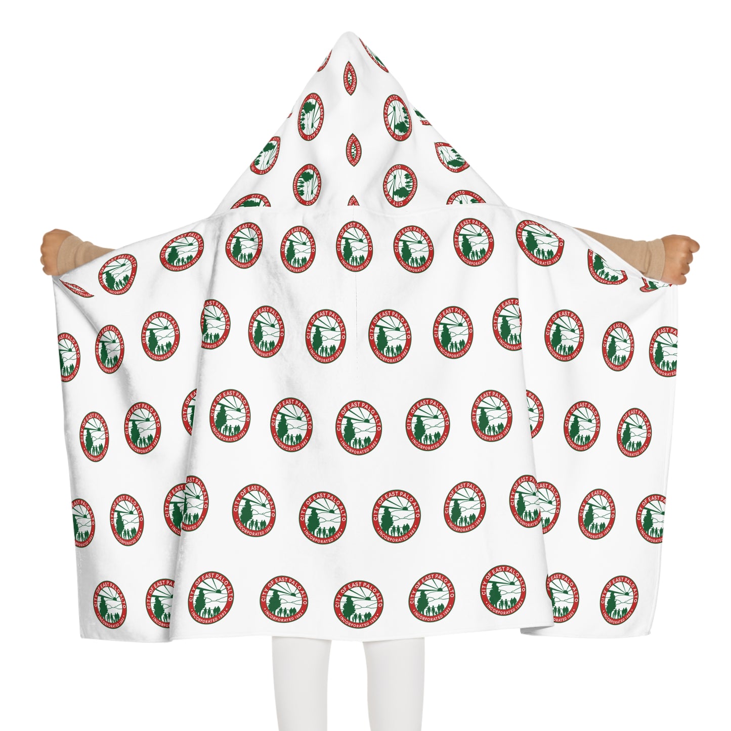 "City Seal" Capsule (Christmas Color-way) Youth Hooded Towel