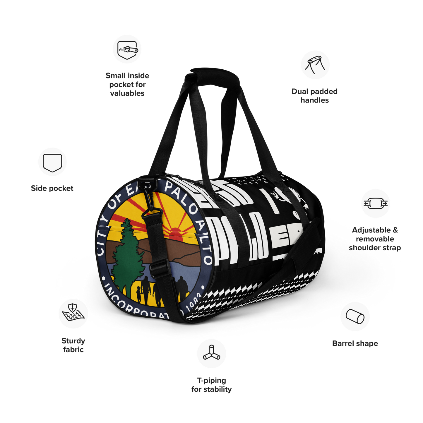2025 - "Welcome to East Palo Alto" Capsule Gym bag