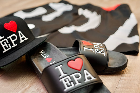 “I ❤️ EPA” Signature Slide Sandles