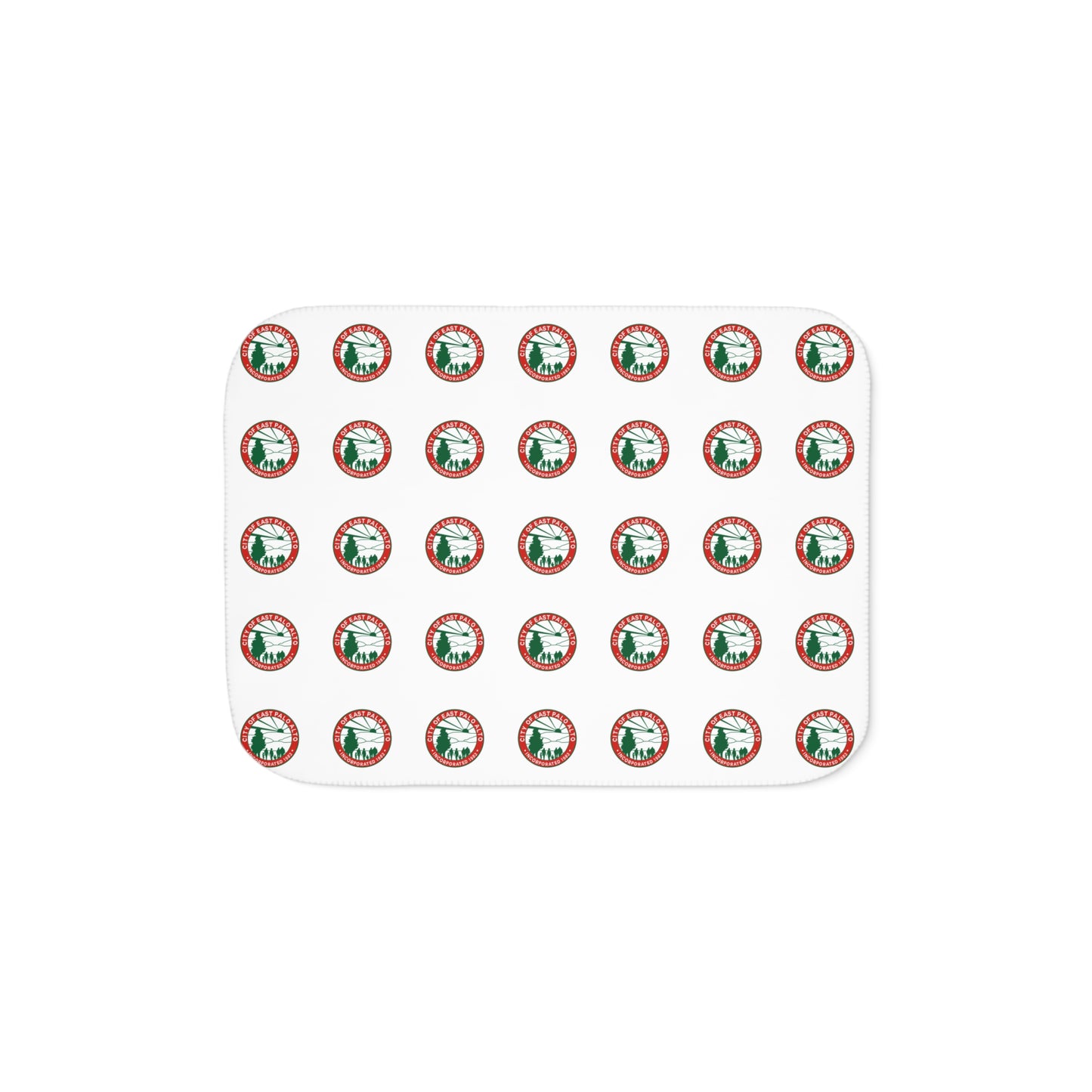 "City Seal" Capsule (Christmas Color-way) Sherpa Blanket, Two Colors