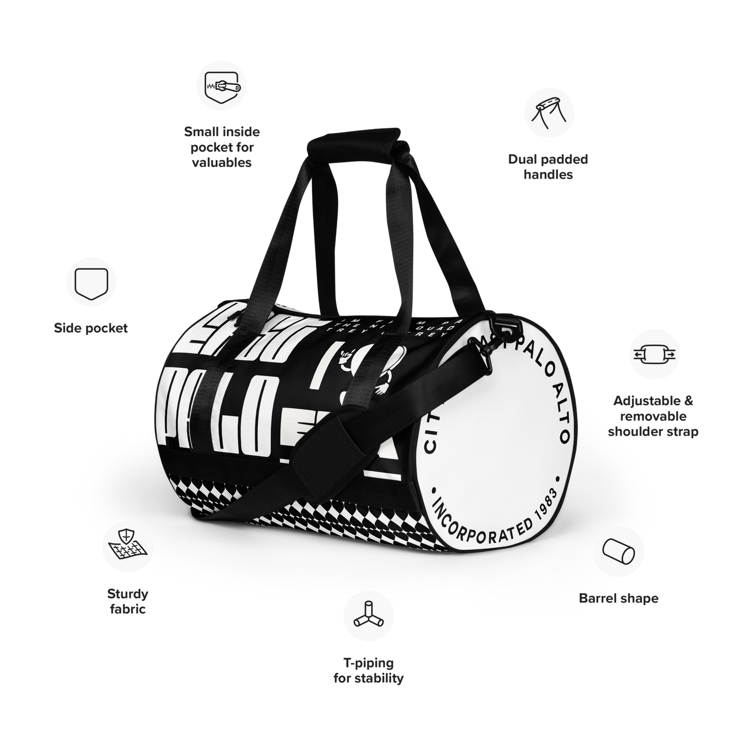 2025 - "Welcome to East Palo Alto" Capsule Gym bag